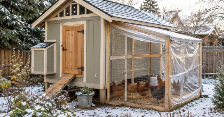 How to Winterize a Chicken Coop: Ventilation, Insulation, Litter