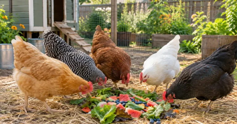 What Do Chickens Eat? Safe and Unsafe Foods (Printable Chart)